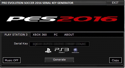 Pro evolution soccer 2016 serial key download